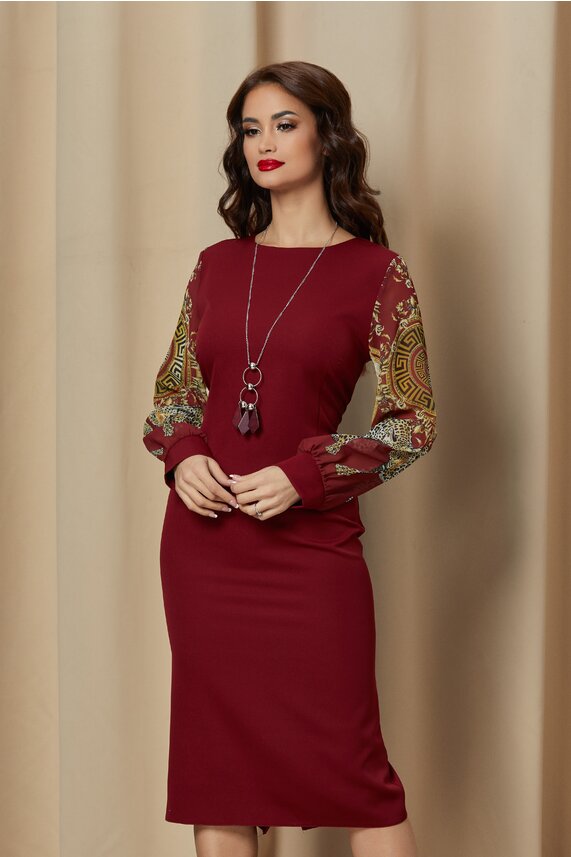 Rochie bordo       Ayana