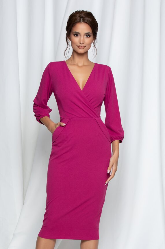 Rochie fucsia eleganta conica     Moze