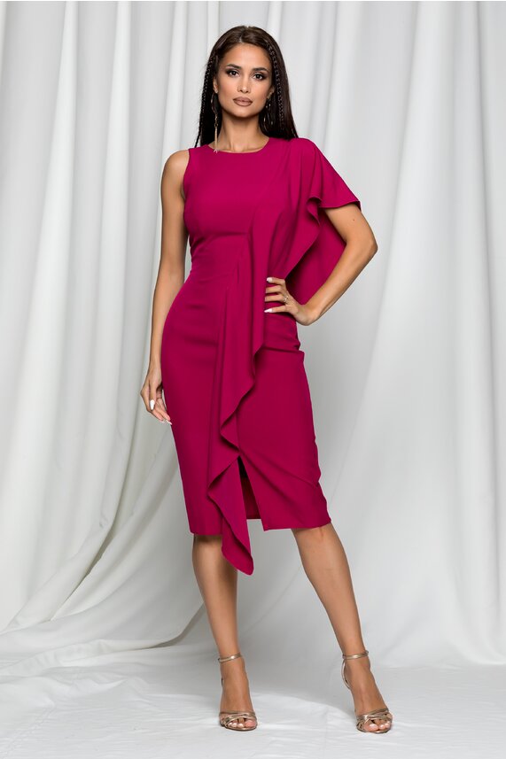 Rochie magenta eleganta      Moze