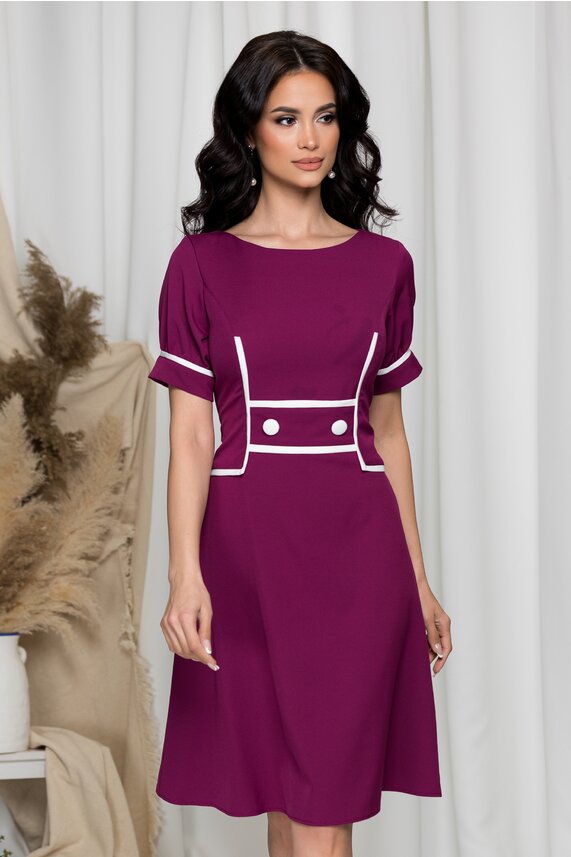 Rochie magenta office      Ella Collection Bonnie