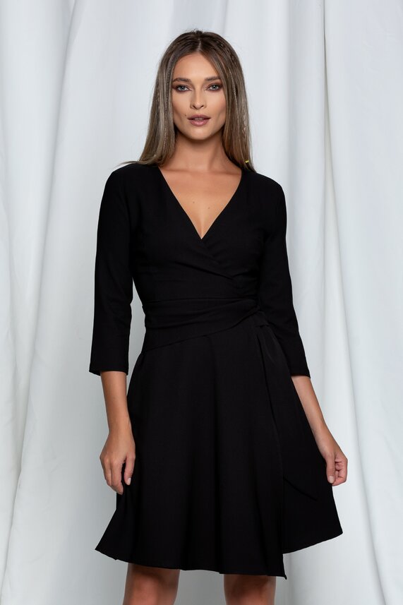 Rochie neagra eleganta petrecuta     Ellen