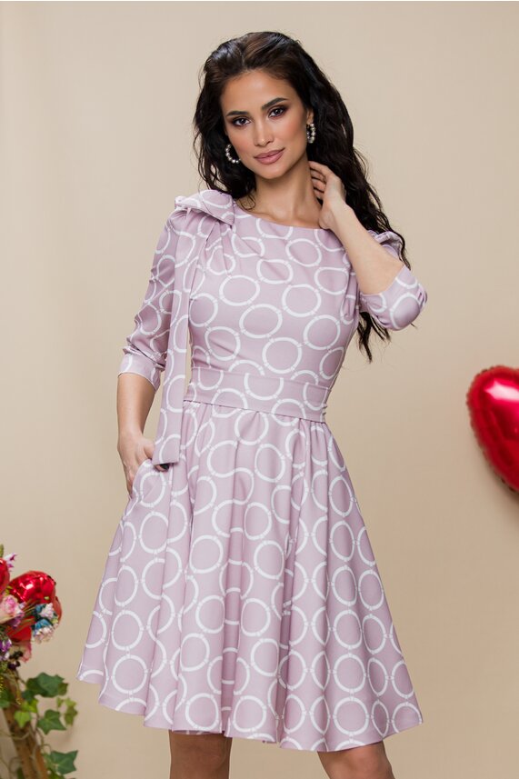 Rochie roz eleganta delicata cocheta    MBG